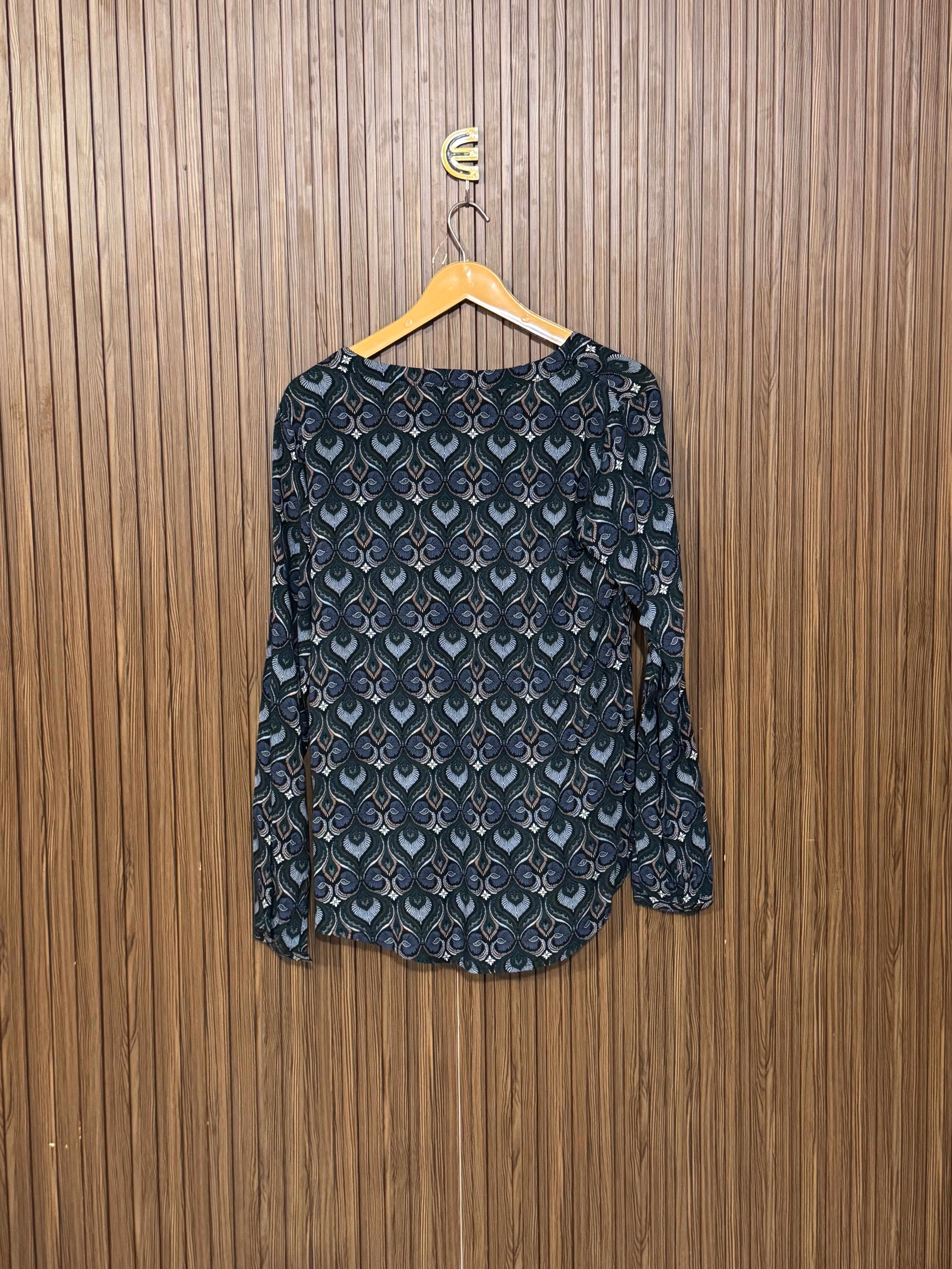 Chest 18 Length 26 Fabric linen Printed Style Top