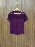 Chest 18 Length 24 Fabric Net Plaid Tee