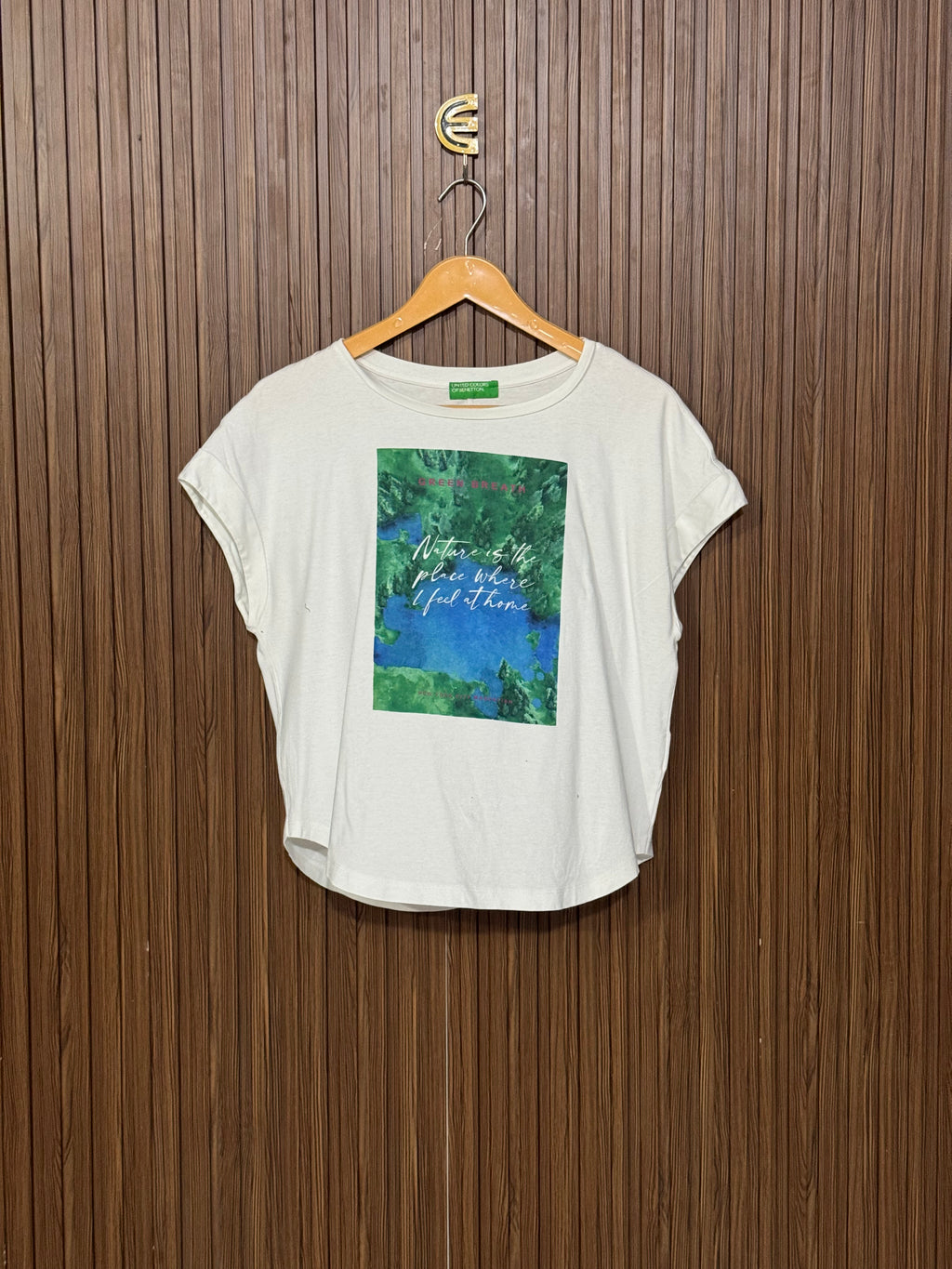 Chest 18 Length 21 White Nature Printed