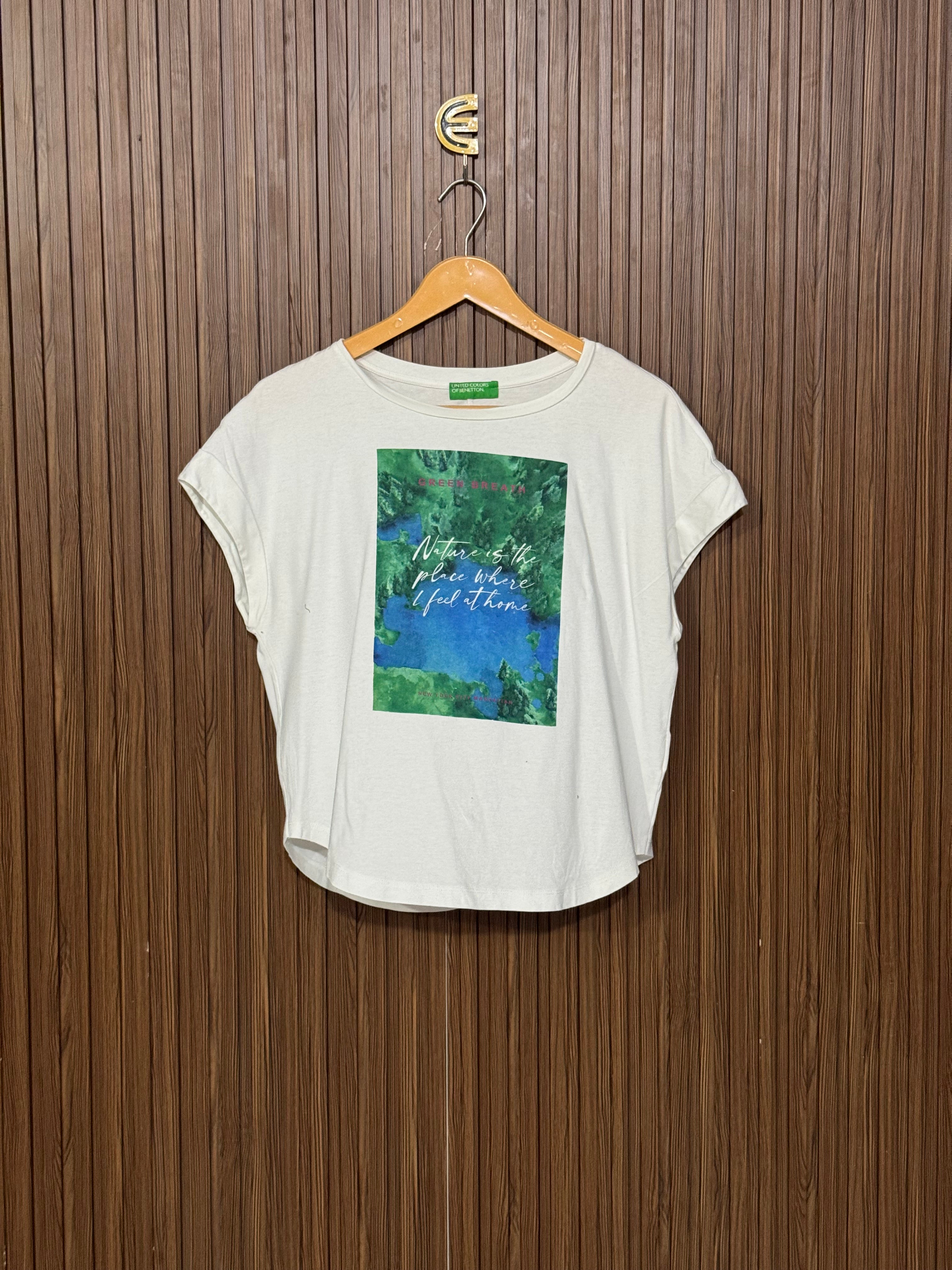 Chest 18 Length 21 White Nature Printed