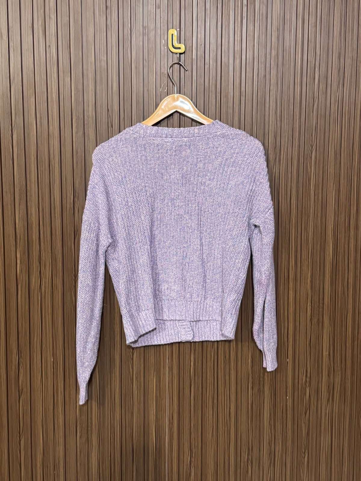 Chest 21 Length 20 Plum Heavy Sweater