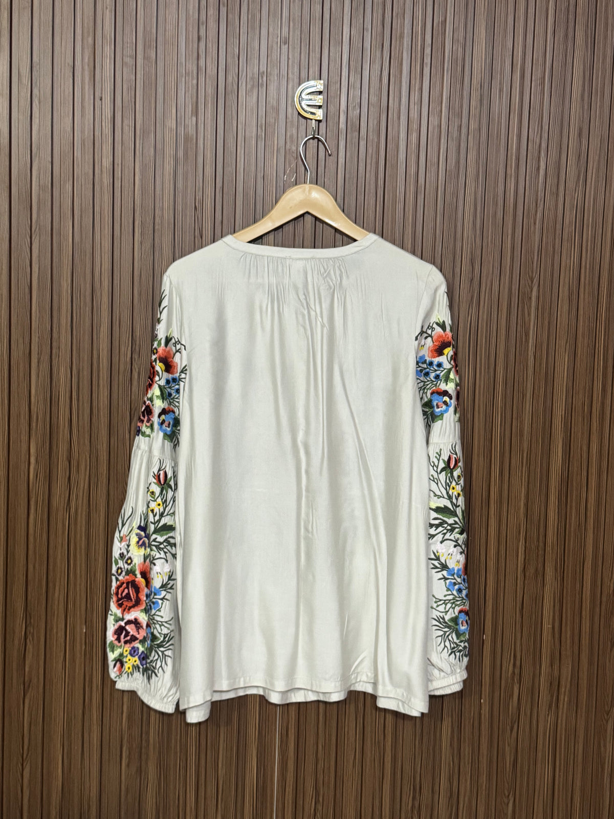 Chest 18 Length 26 Fabric Silk Casual Bloom