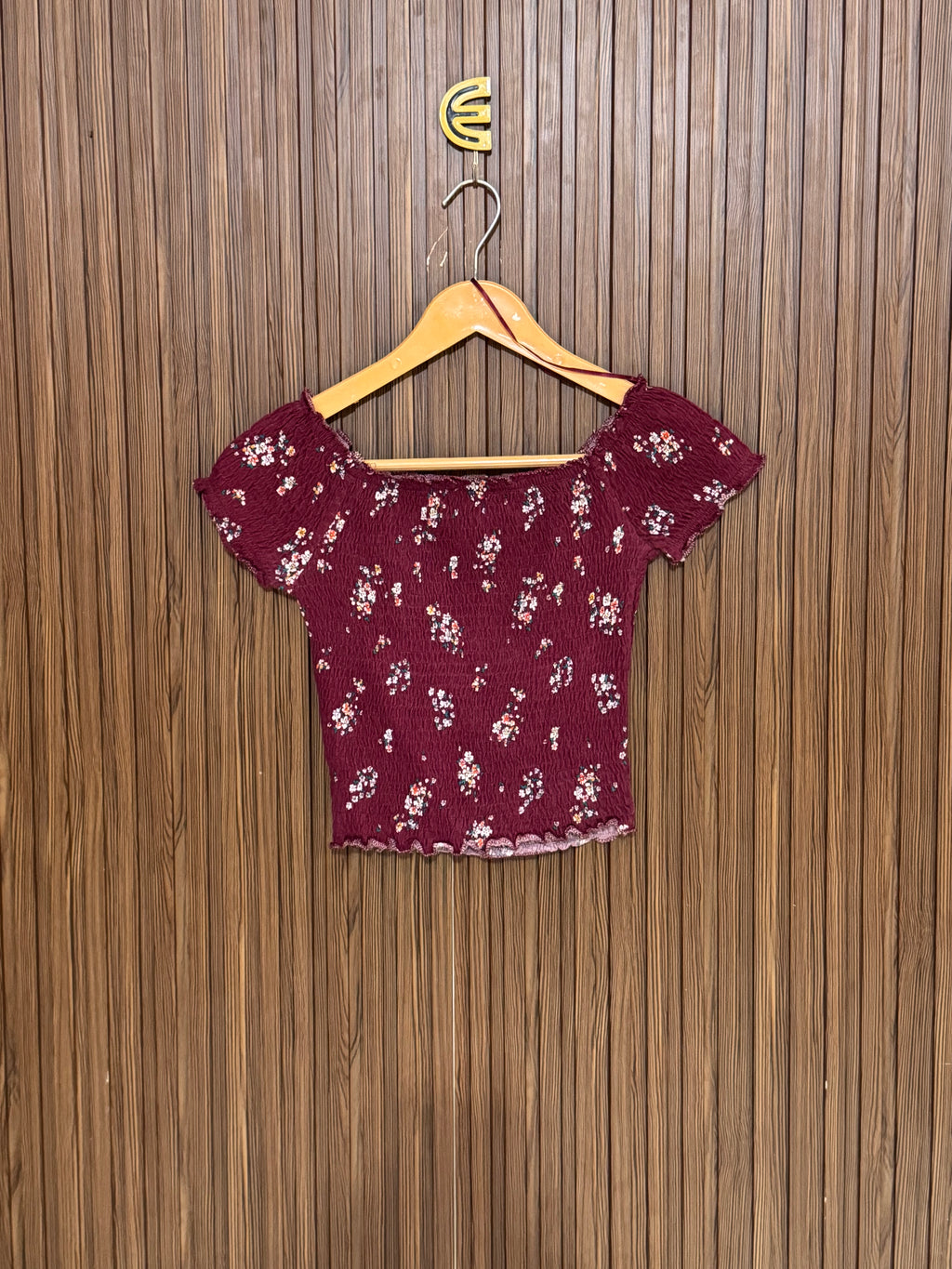 Chest 13 Length 15 Trendy Rib Crop