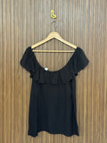 Chest 17 Length 25 Fabric Silk Shifon Denim Sleeveless