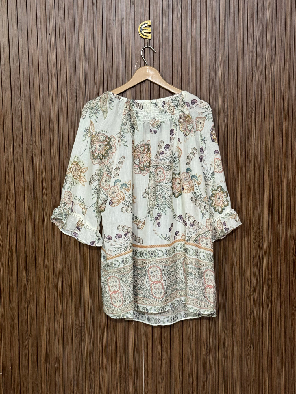 Chest 23 Length 28 Fabric Linen Daily Top