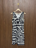 V-Neck Printed Long Top