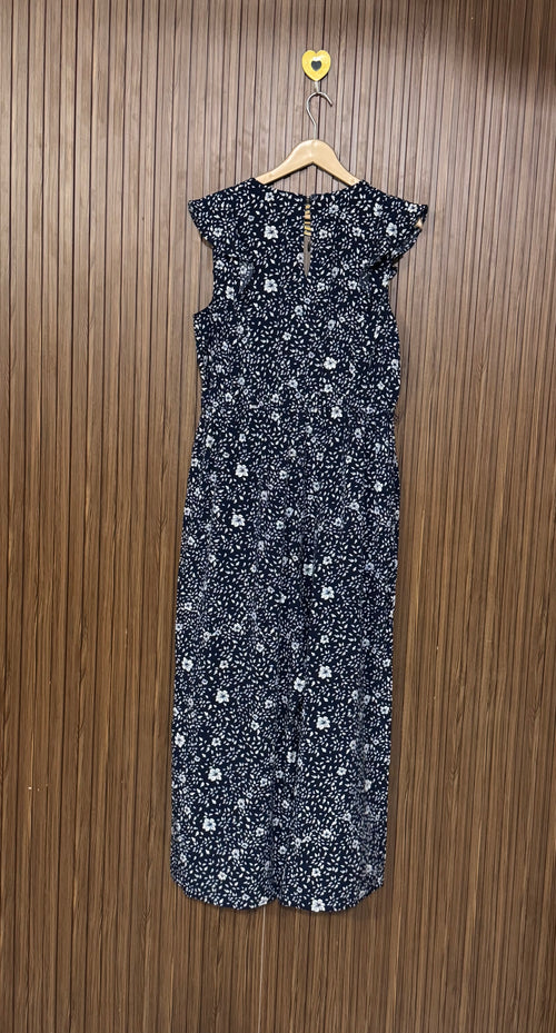 Blue Floral Jumpsuit