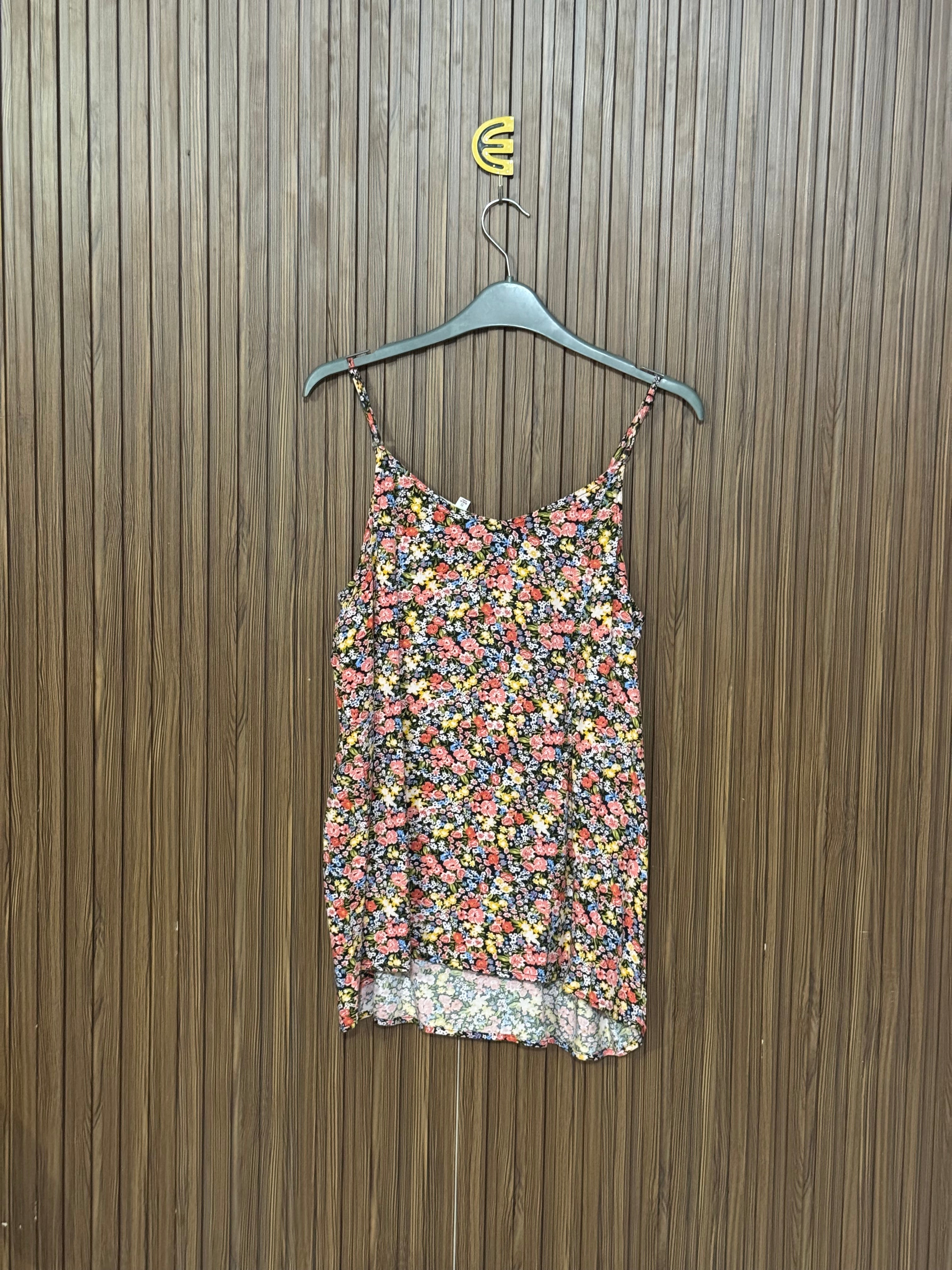 Casual Floral Print Sleeveless Top