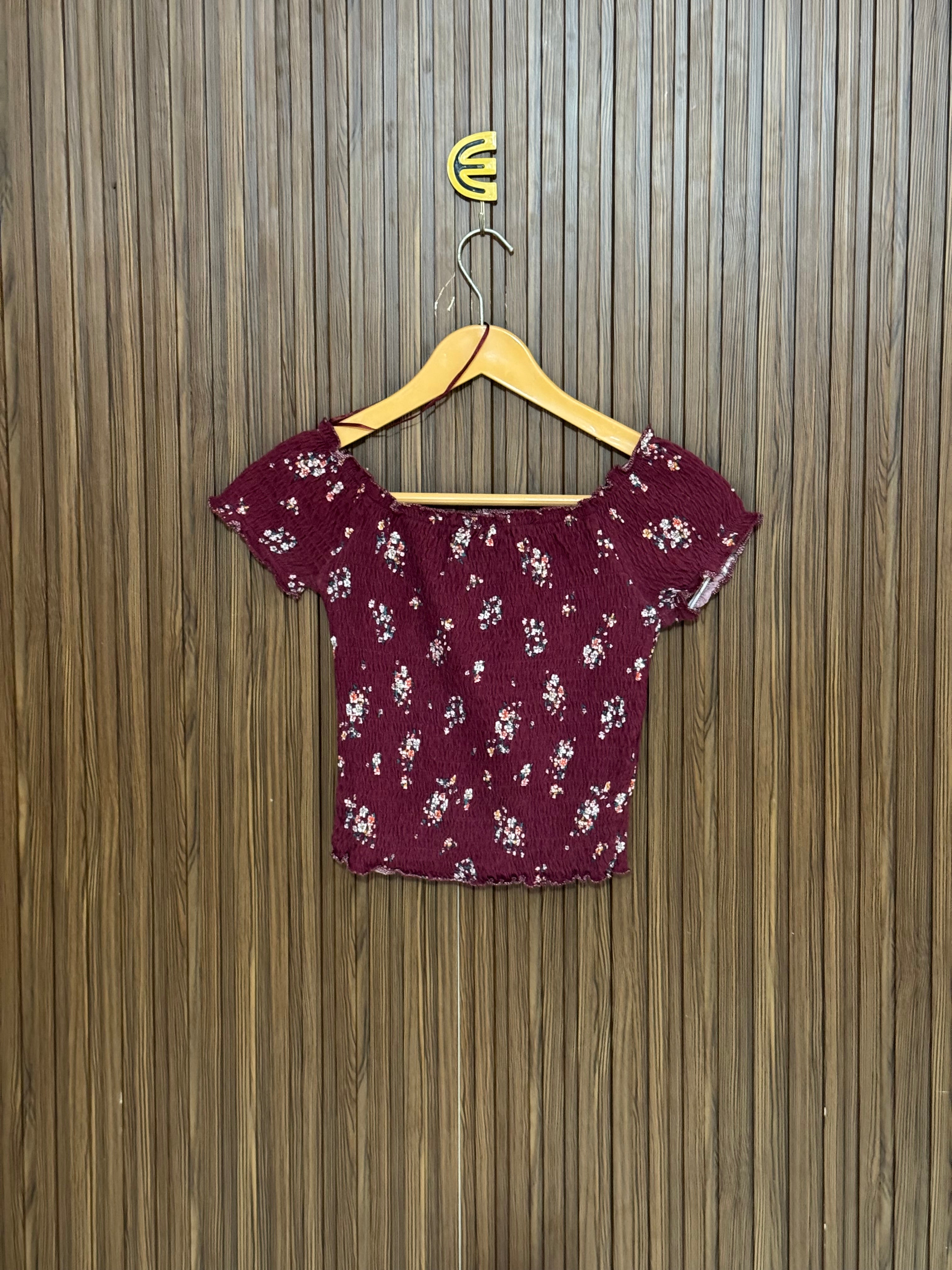 Chest 13 Length 15 Trendy Rib Crop