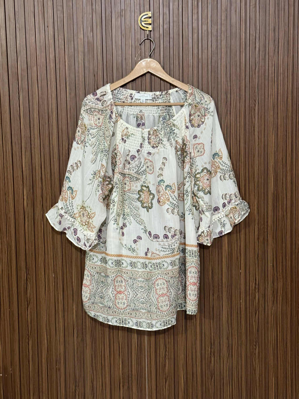 Chest 23 Length 28 Fabric Linen Daily Top