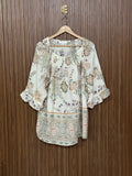 Chest 23 Length 28 Fabric Linen Daily Top