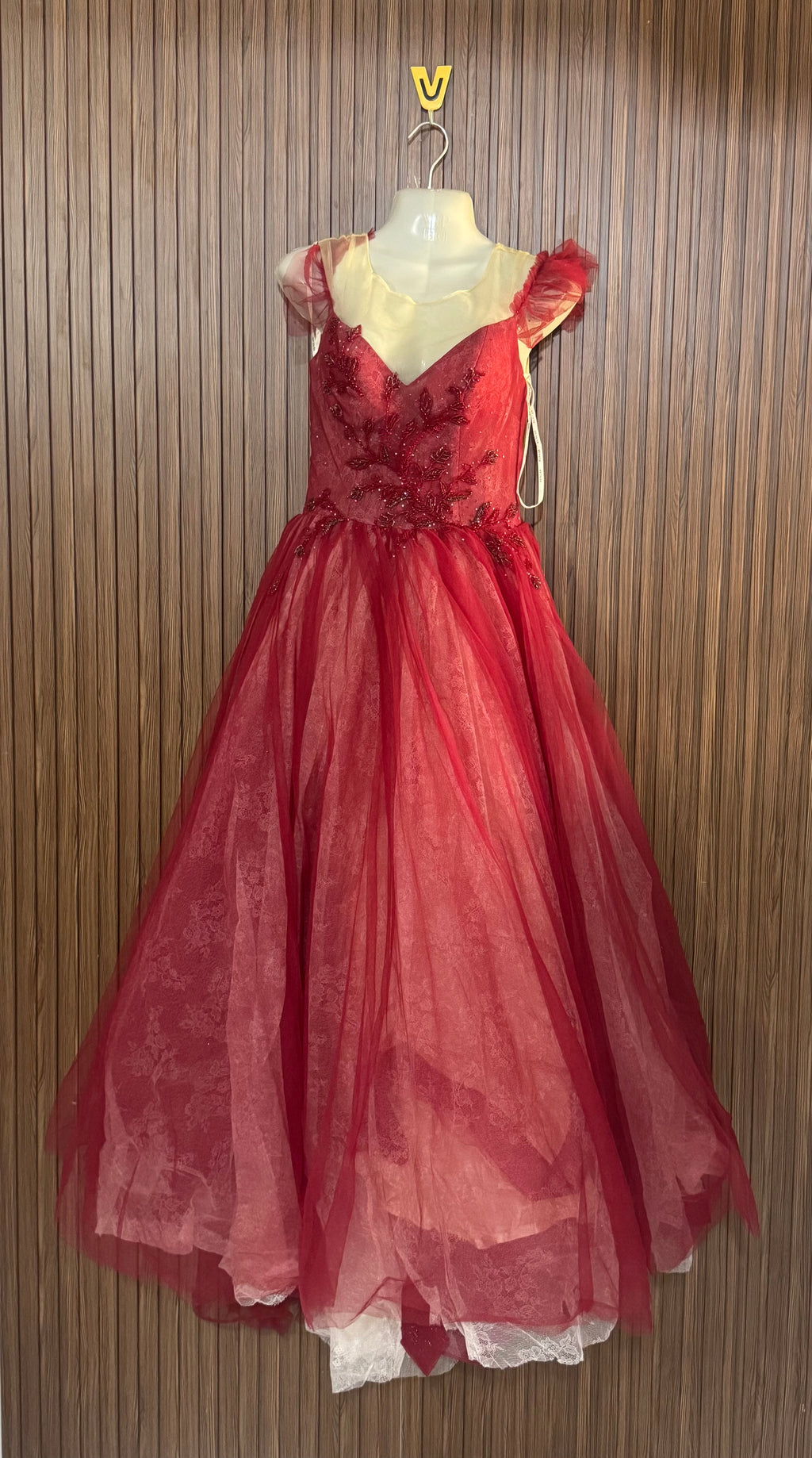 Chest 15 Length 53 Fabric Net Soft Party Dress