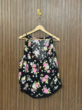 Chest 22 Length 23 Fabric Silk Knit Sleeveless