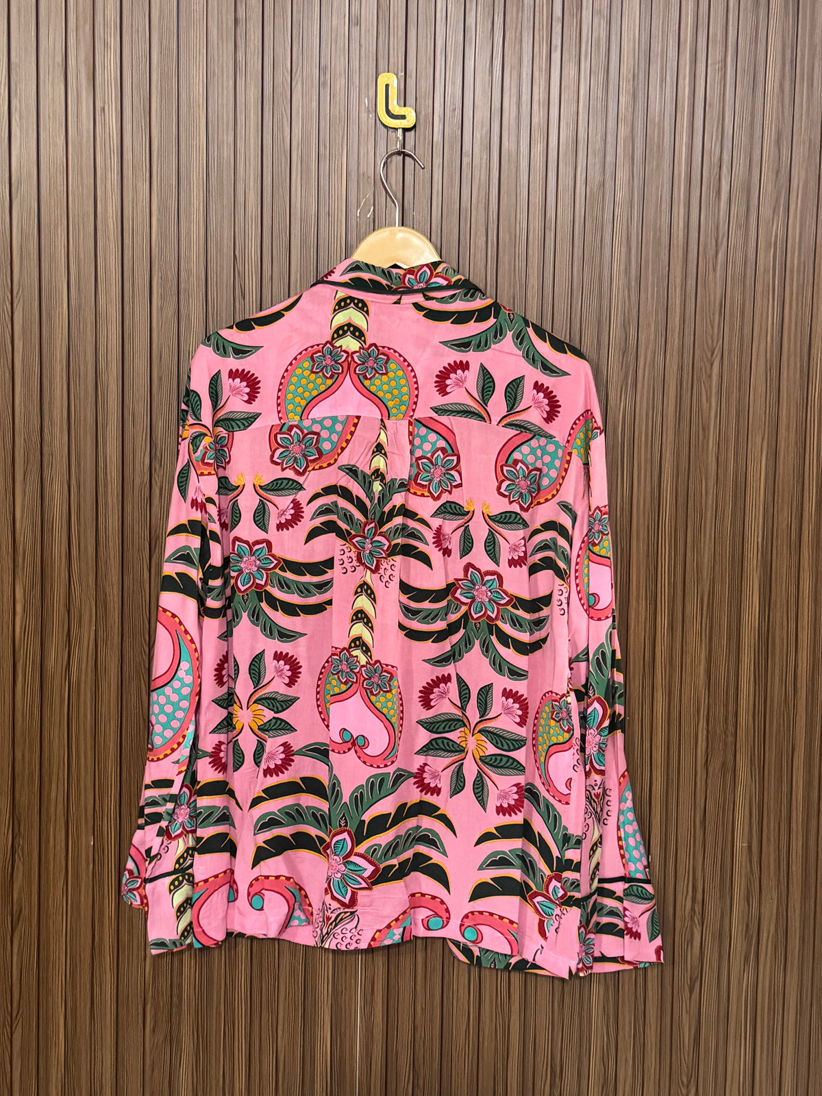 Chest 22 Length 26 Fabric Silk Striped Full Sleeves
