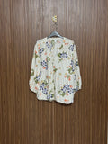 Chest 19 Length 27 Fabric Silk & Shifon V-Neck Kurti Style Top