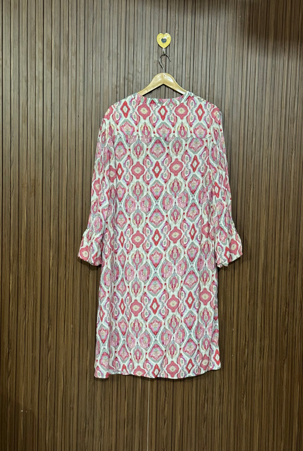 Ikat Print Long Top