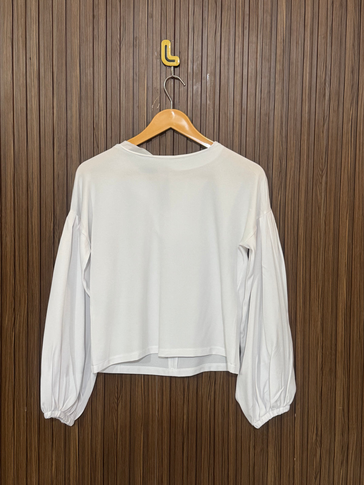 Chest 19 Length 18 Fabric Silk Backless Crop Top