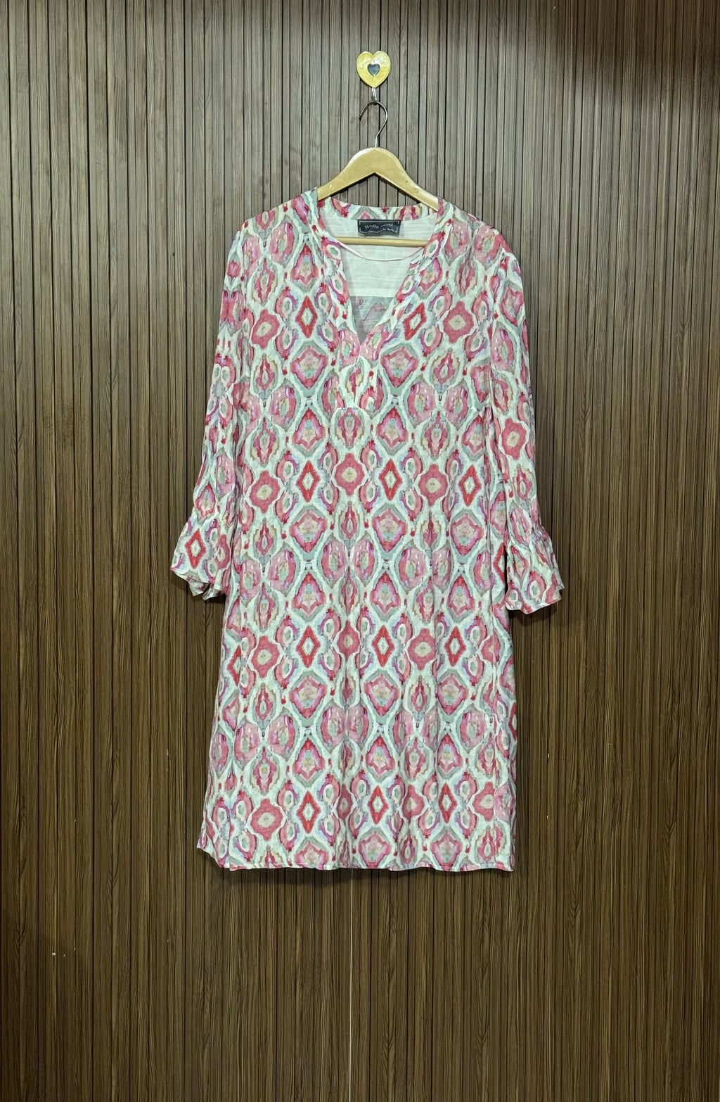 Ikat Print Long Top