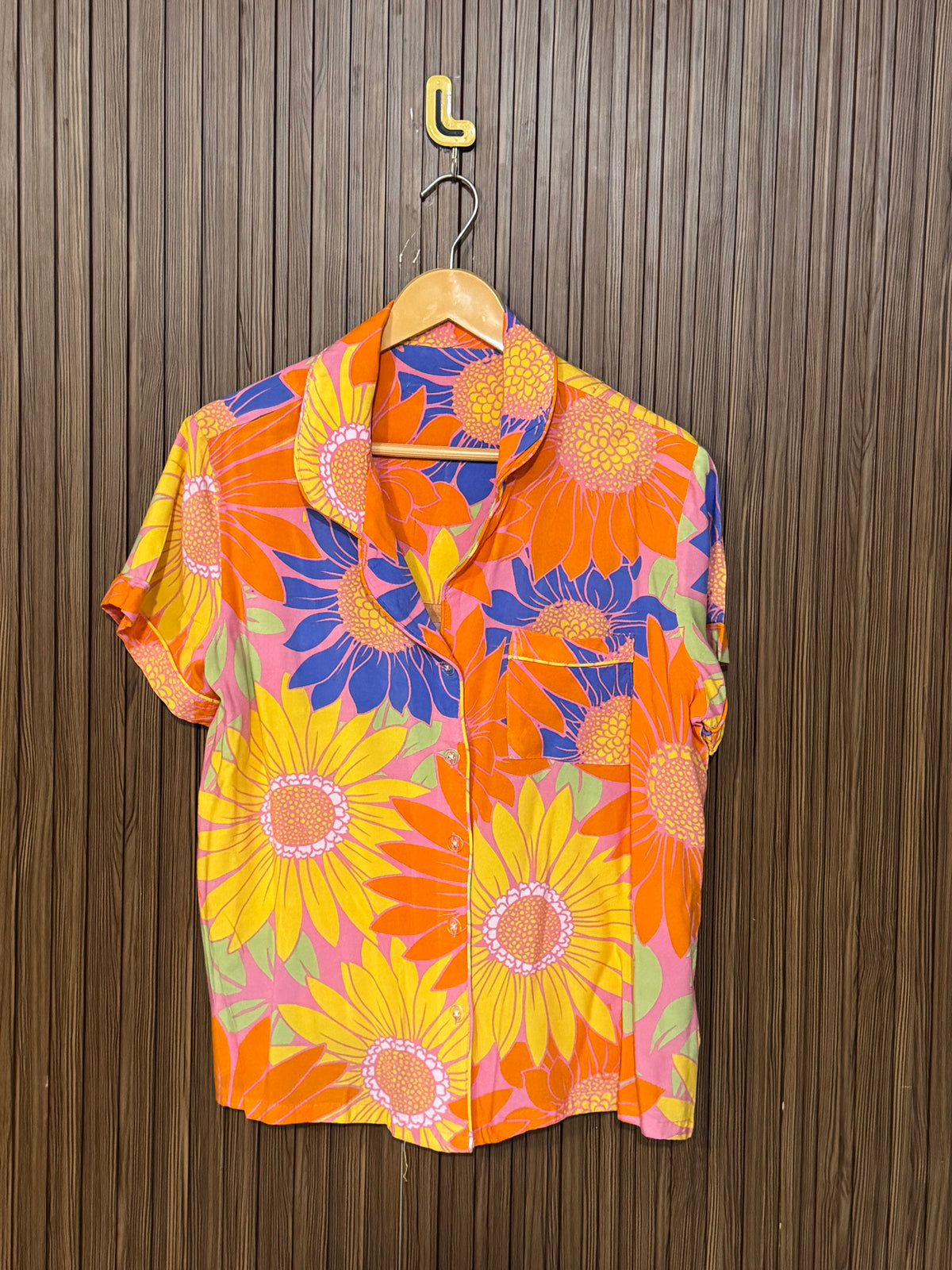 Chest 20 Length 22 Fabric Silk Slim Fit Half Sleeves