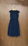 Chest 14 Length 40 Fabric Silk Button Dress