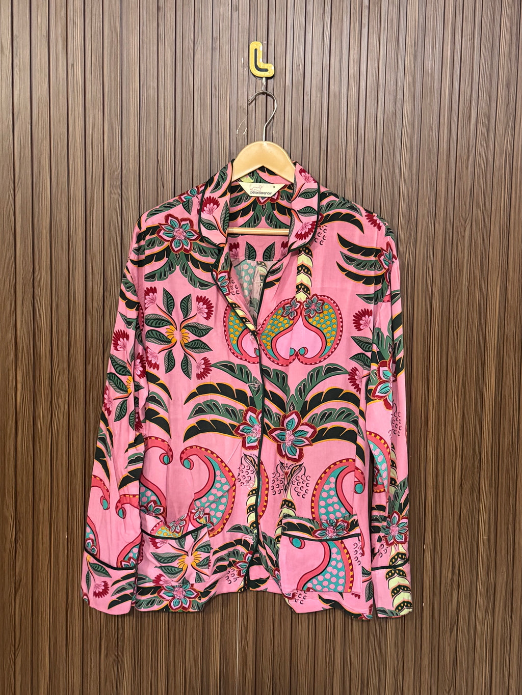 Chest 22 Length 26 Fabric Silk Striped Full Sleeves