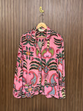 Chest 22 Length 26 Fabric Silk Striped Full Sleeves