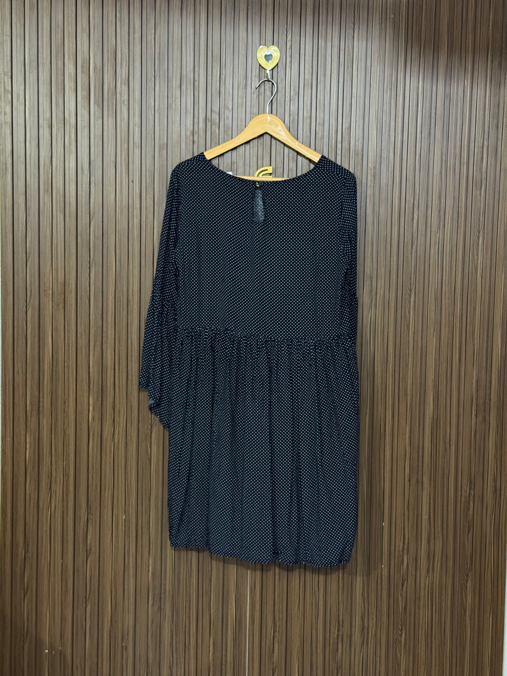 Wrinkle Print Long Top