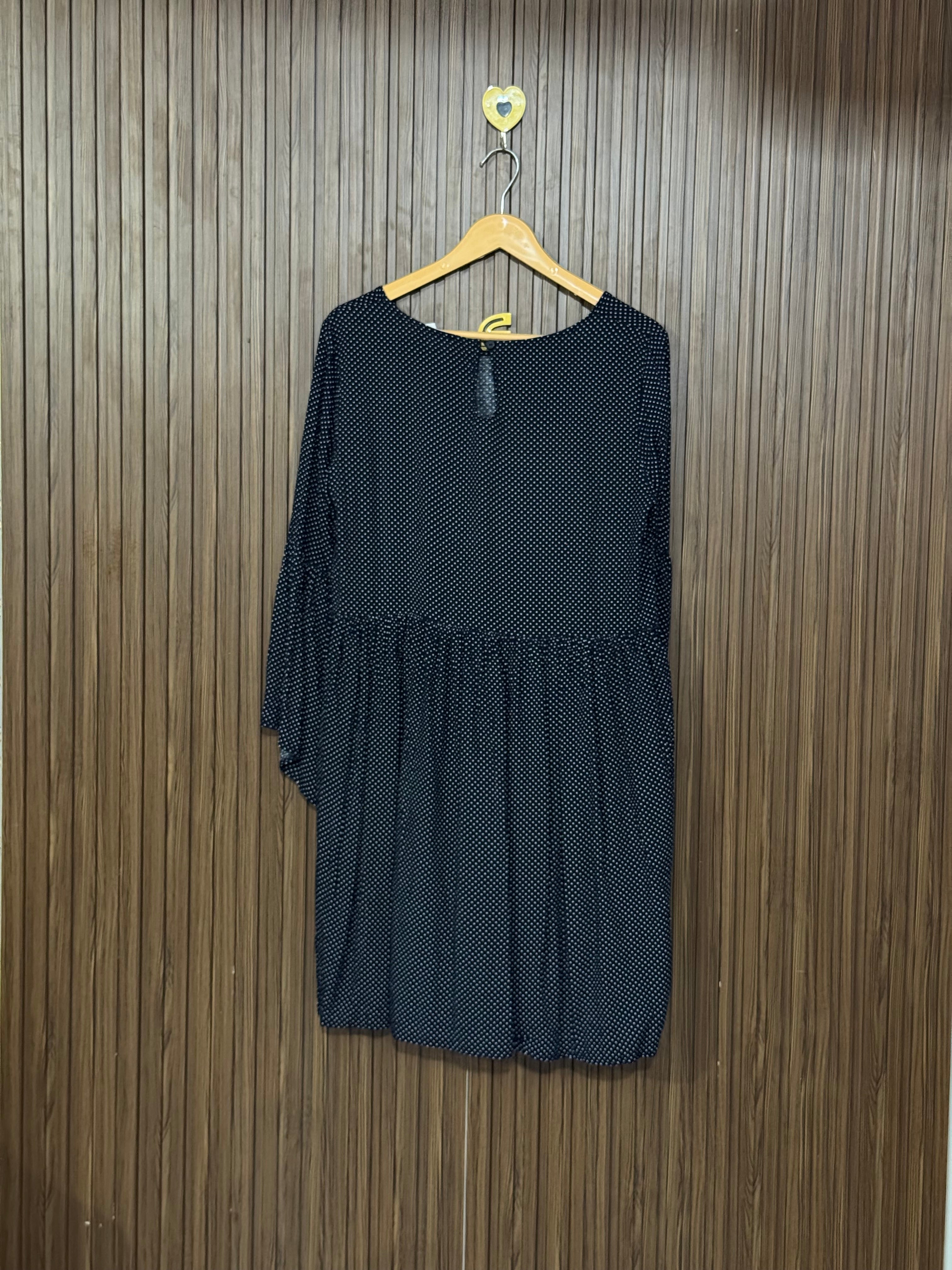 Wrinkle Print Long Top