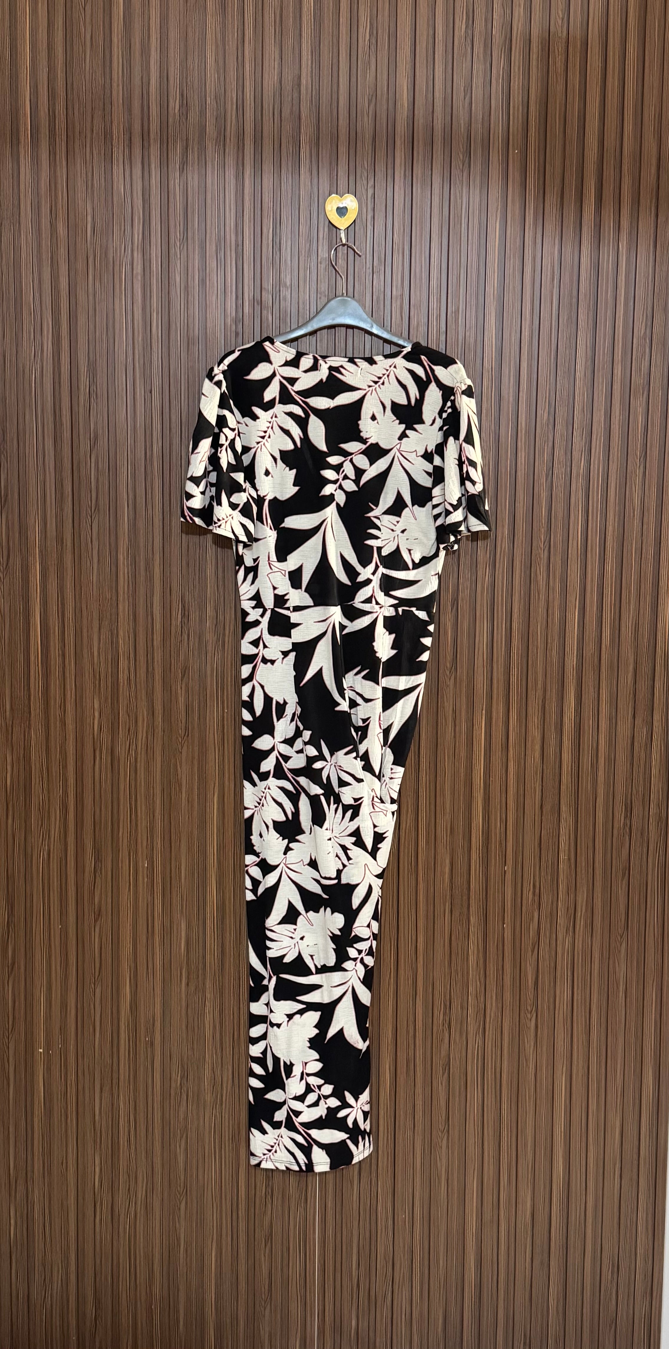 Leaf Printed Long Top