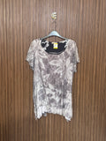 Chest 23 Length 28 Fabric Net White Print