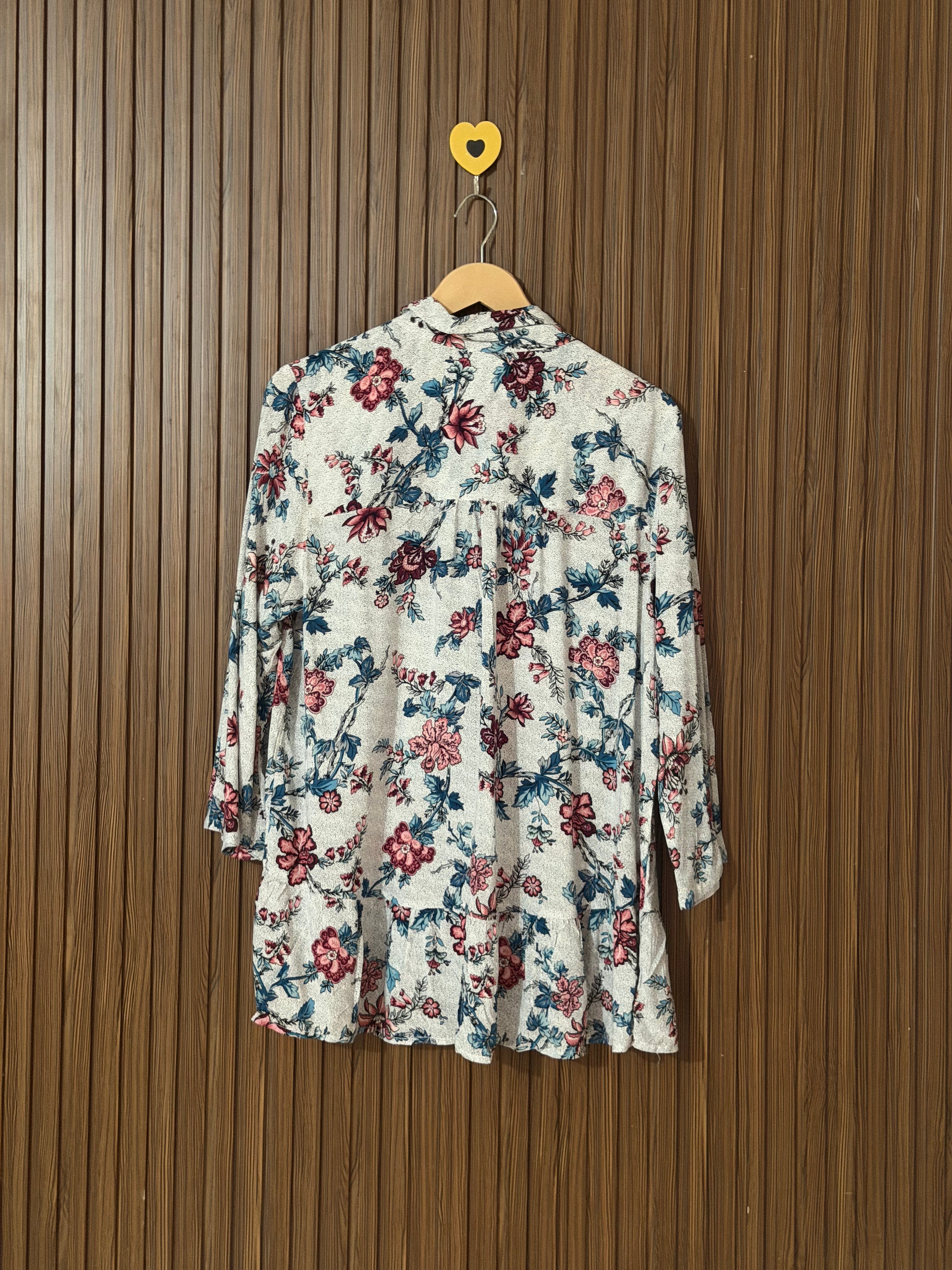 Chest 22 Length 29 Printed Shirt