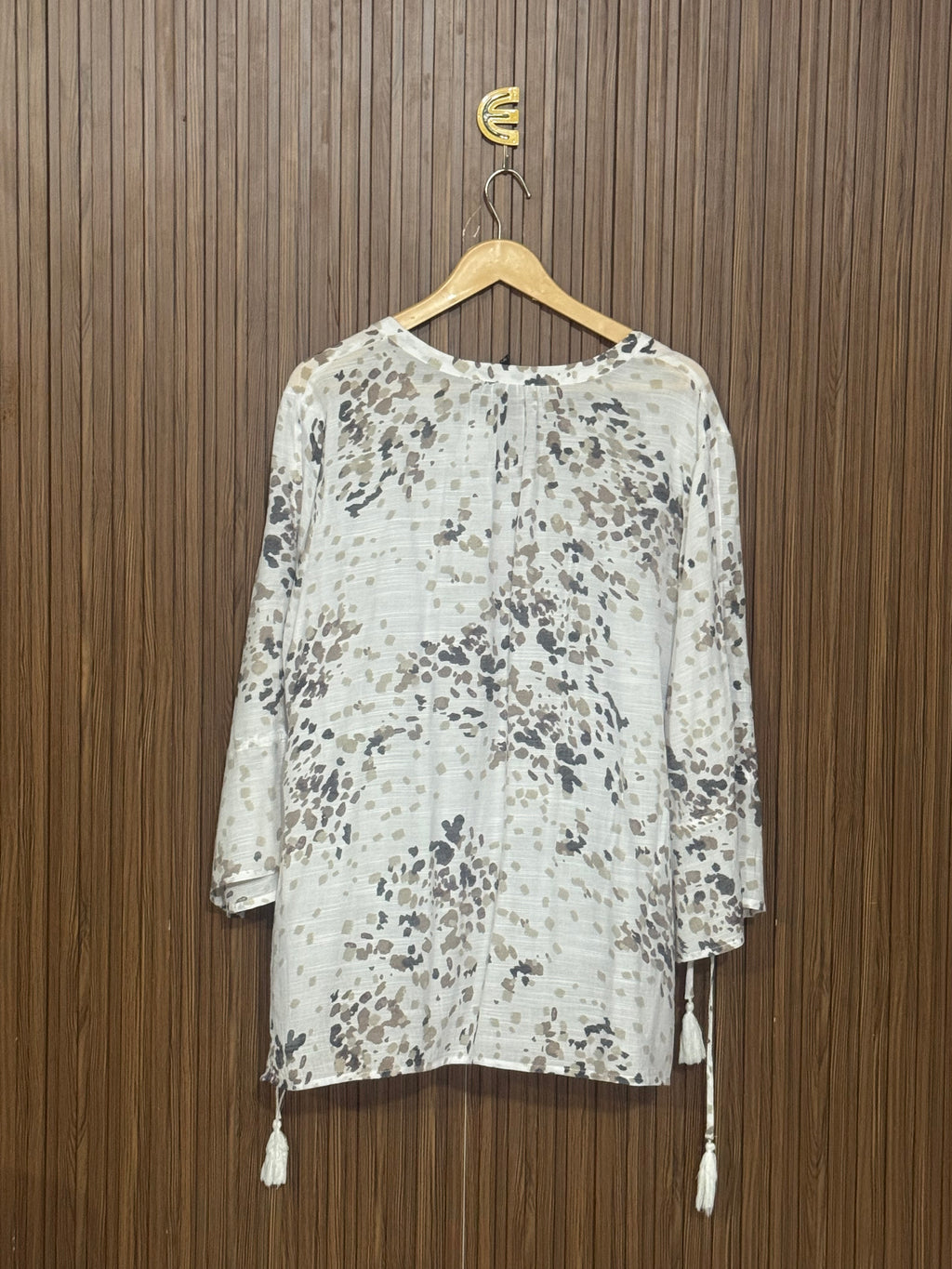 Chest 21 Length 24 Fabric Shifon Floral Lace Top