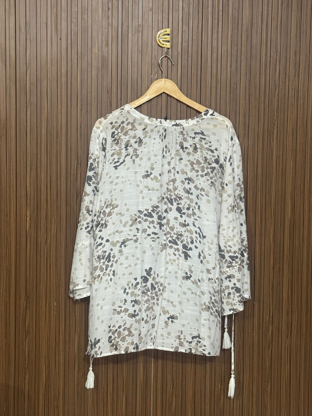 Chest 21 Length 24 Fabric Shifon Floral Lace Top