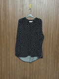 Chest 22 Length 29 Fabric Nylon Black Dotted Top