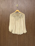 Chest 18 Length 24 Fabric Cotton Chiffon Lace Top