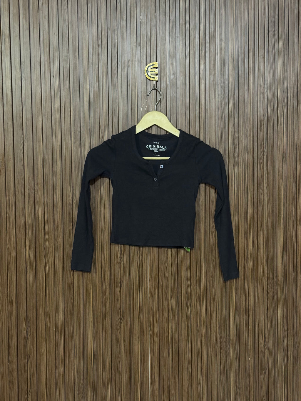 Chest 11 Length 13 Henley Top