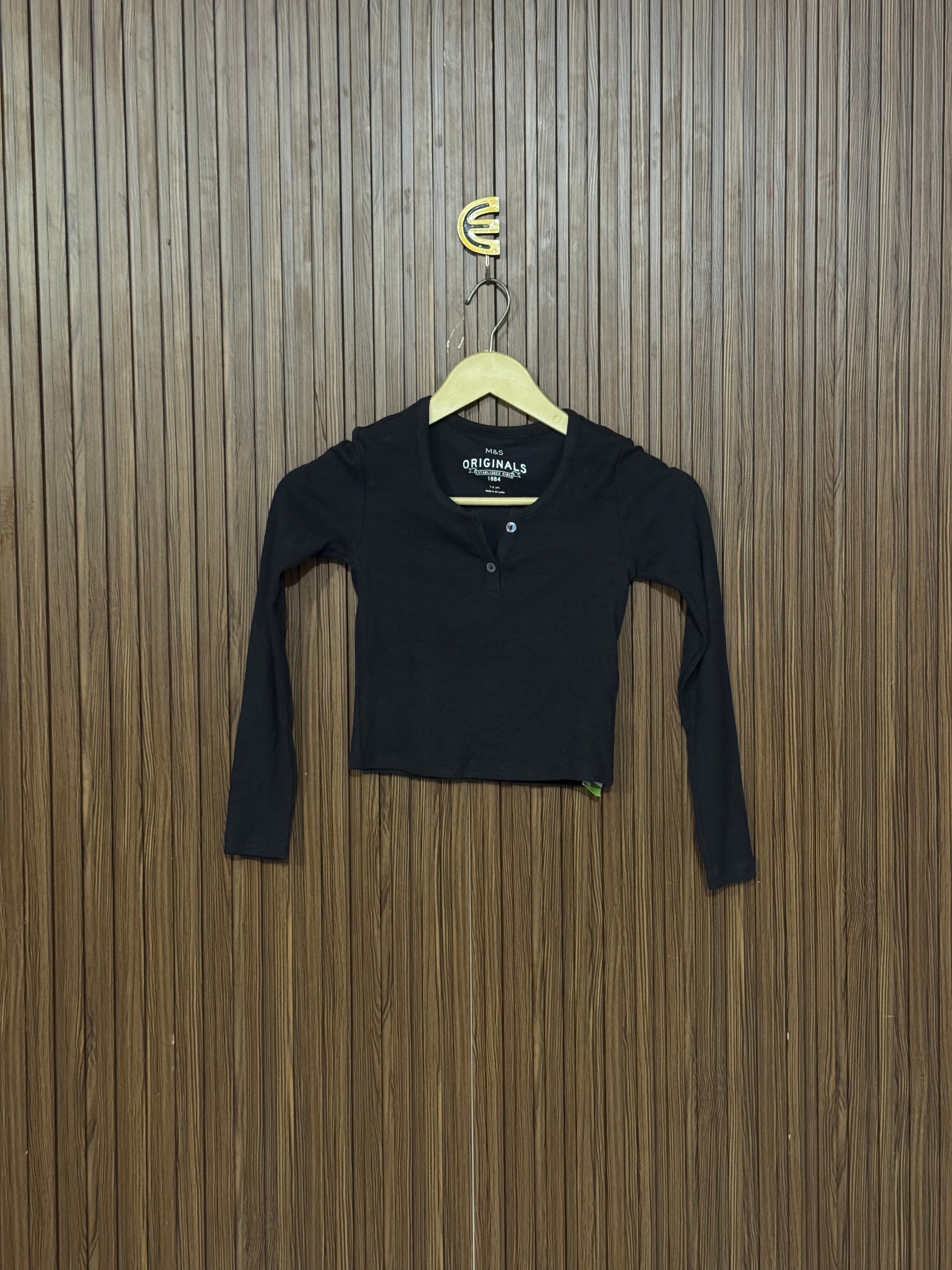 Chest 11 Length 13 Henley Top