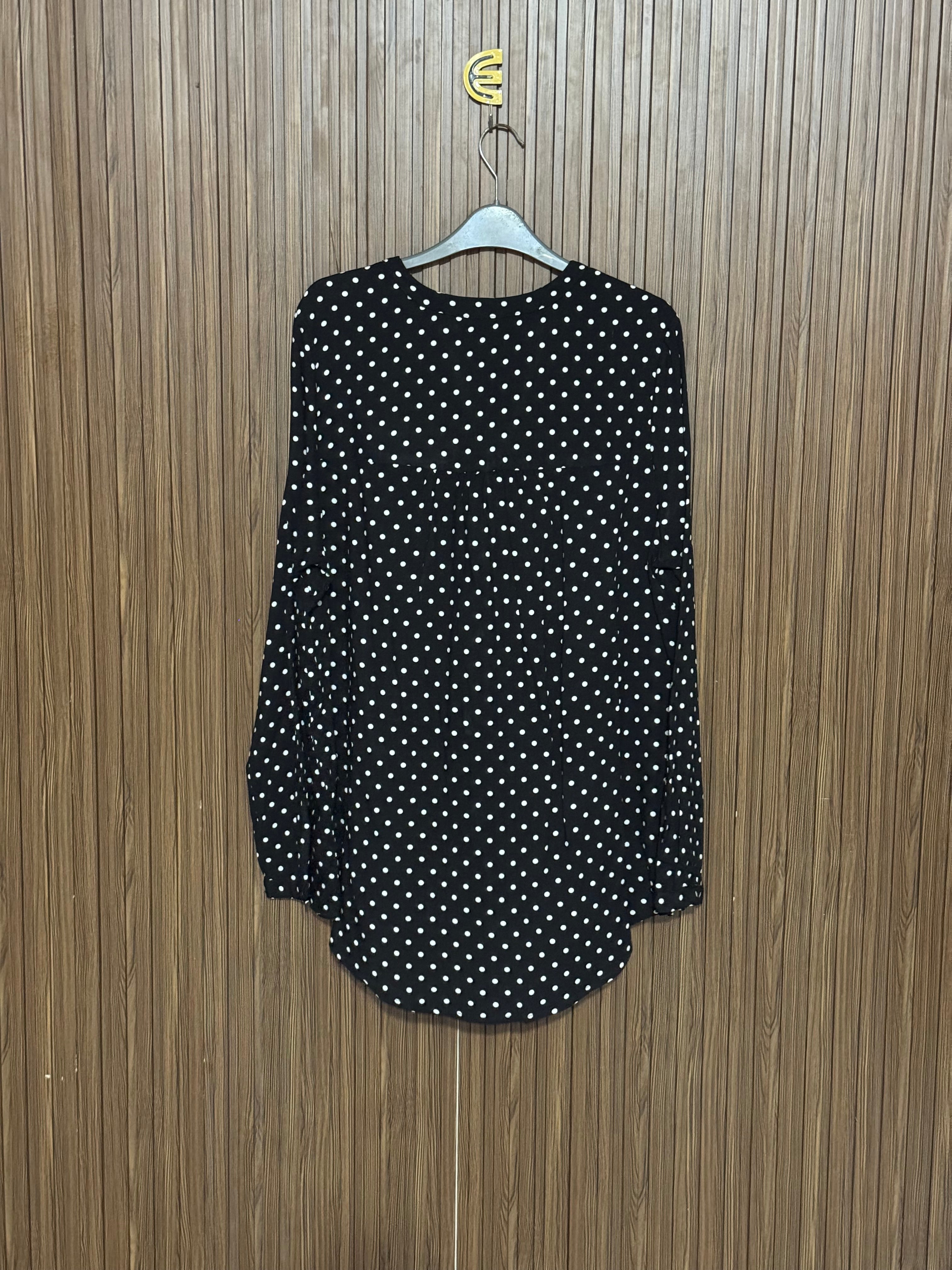 Chest 22 Length 29 Fabric Nylon Black Dotted Top