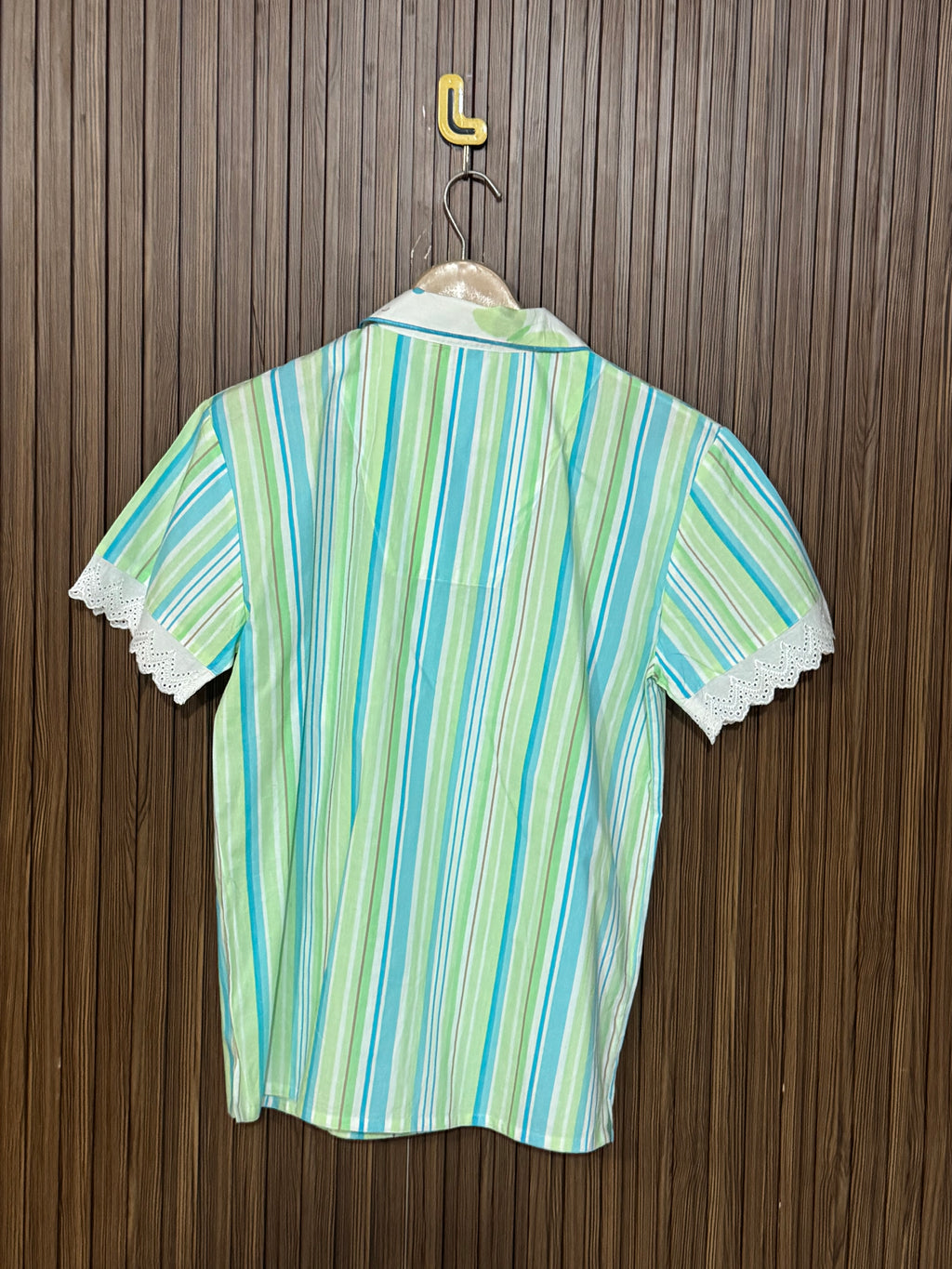 Chest 18 Length 24 Fabric Cotton Checked Half Sleeves