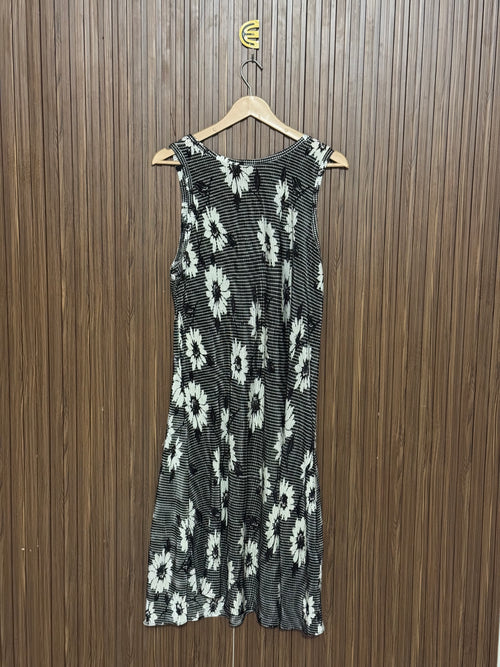 Casual Floral Print Long Top