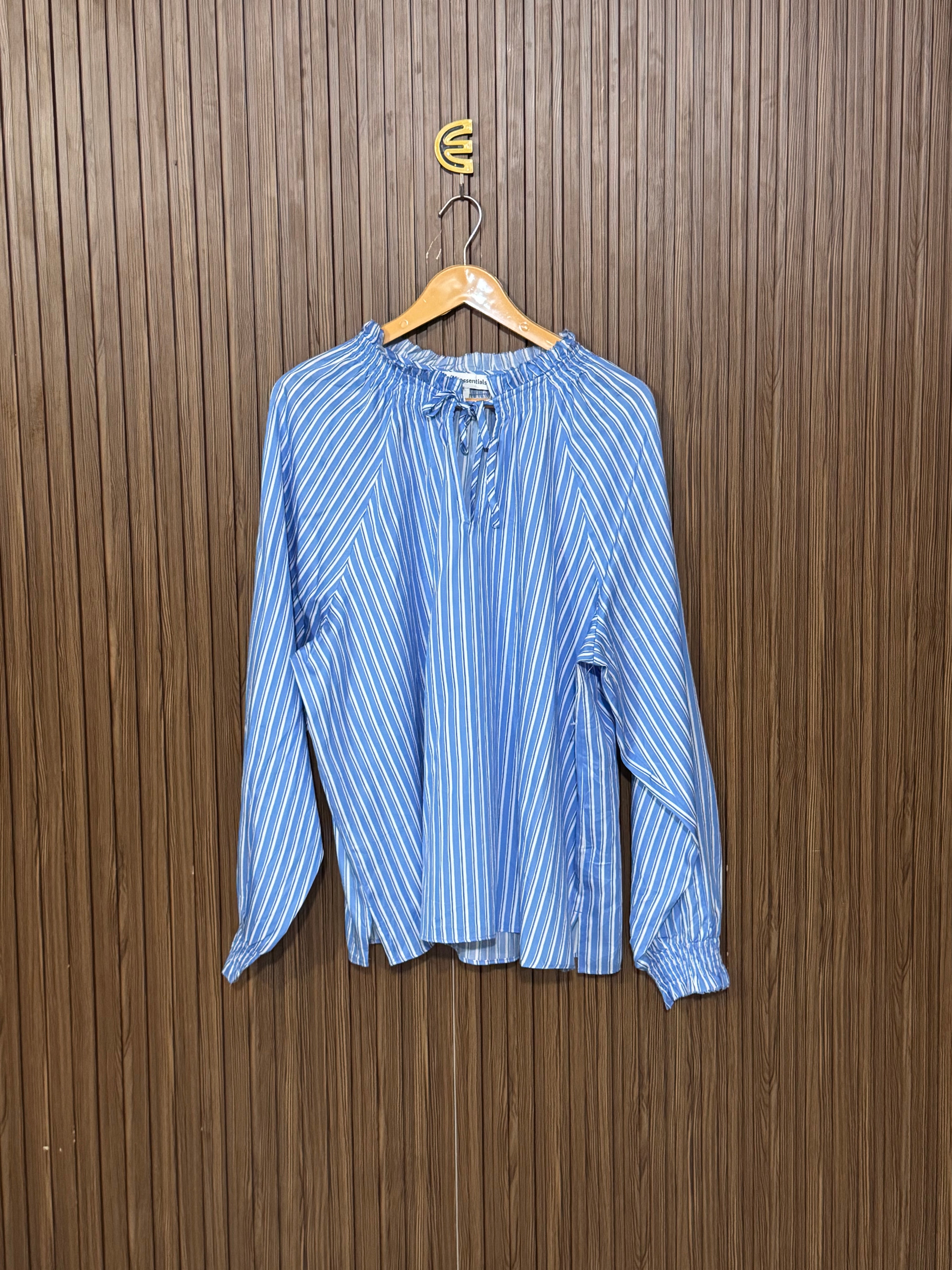 Chest 24 Length 27 Fabric Silk Basic Rib Top