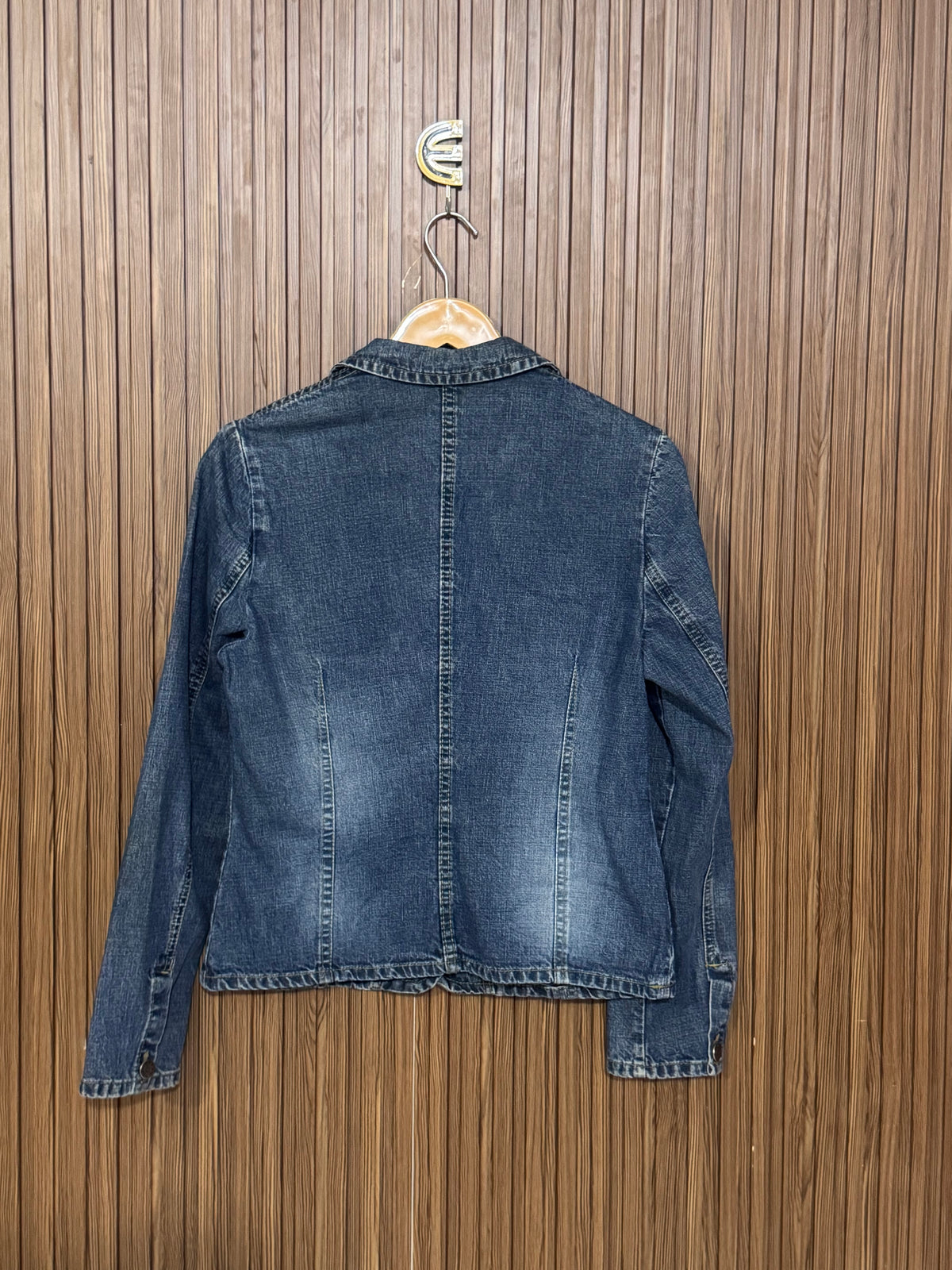 Chest 17 Length 20 Fabric Denim Trendy Edge