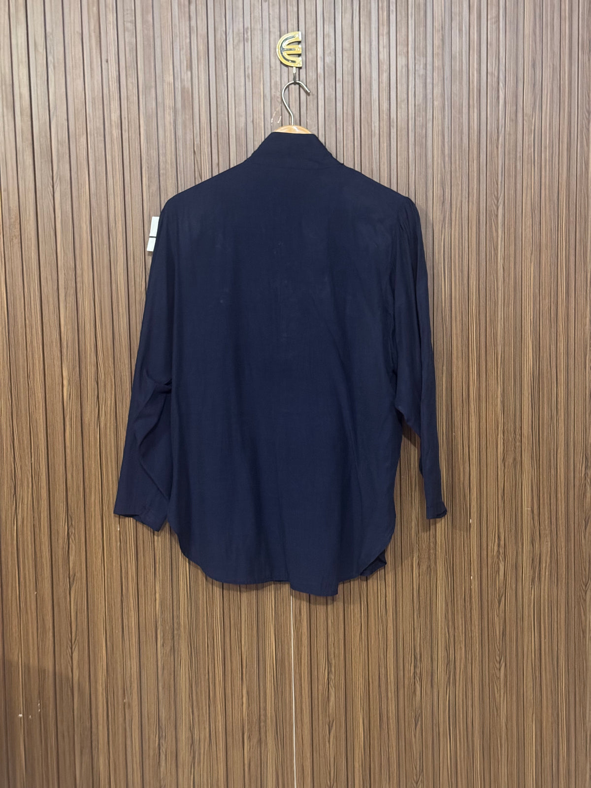 Chest 21 Length 26 Fabric Silk Ruffled Front Shirt