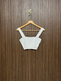 Chest 14 Length 13 Ribbed Strap Top
