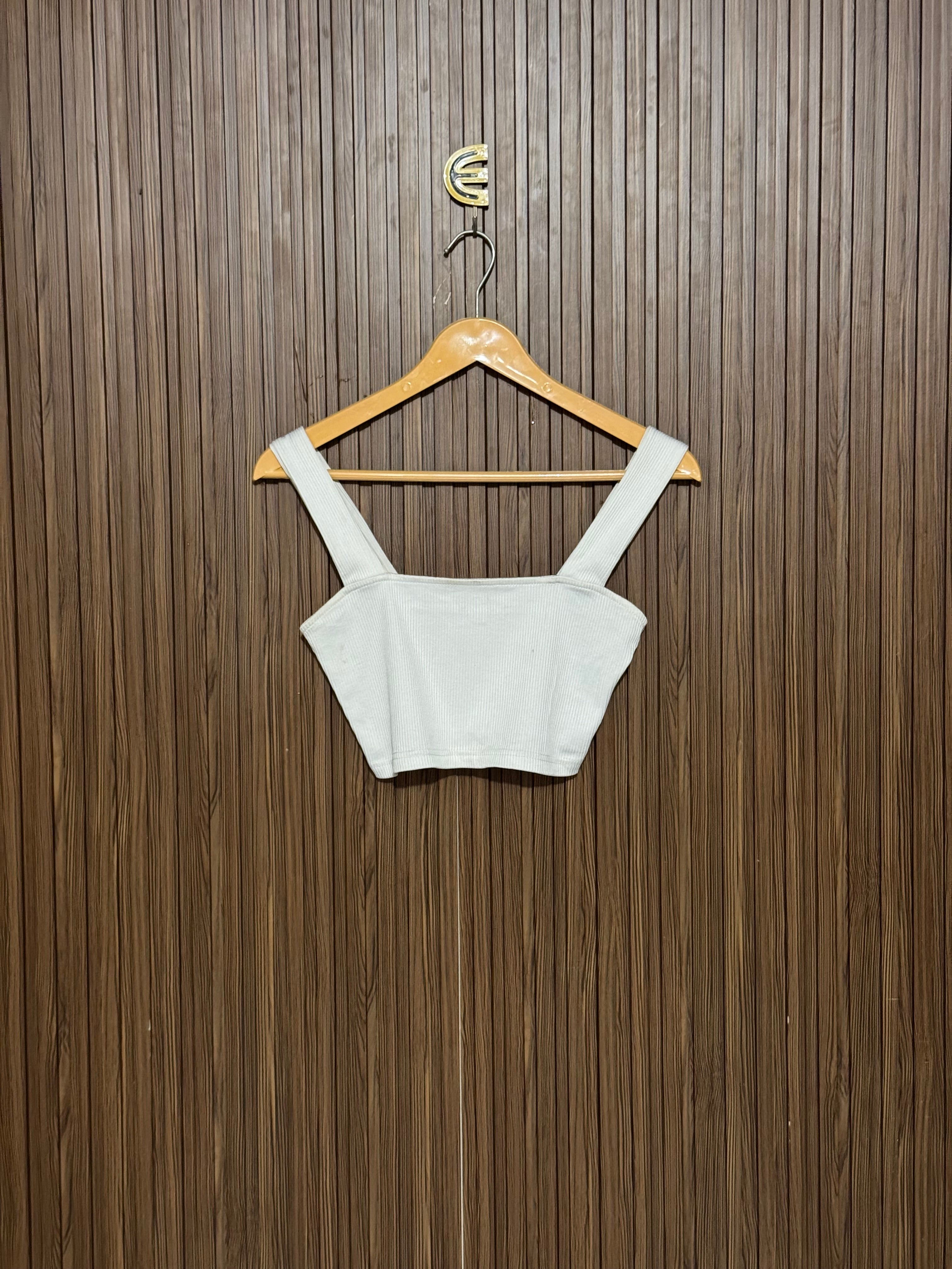 Chest 14 Length 13 Ribbed Strap Top