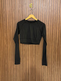 Chest 16 Length 14 Fabric Dryfit Black Top