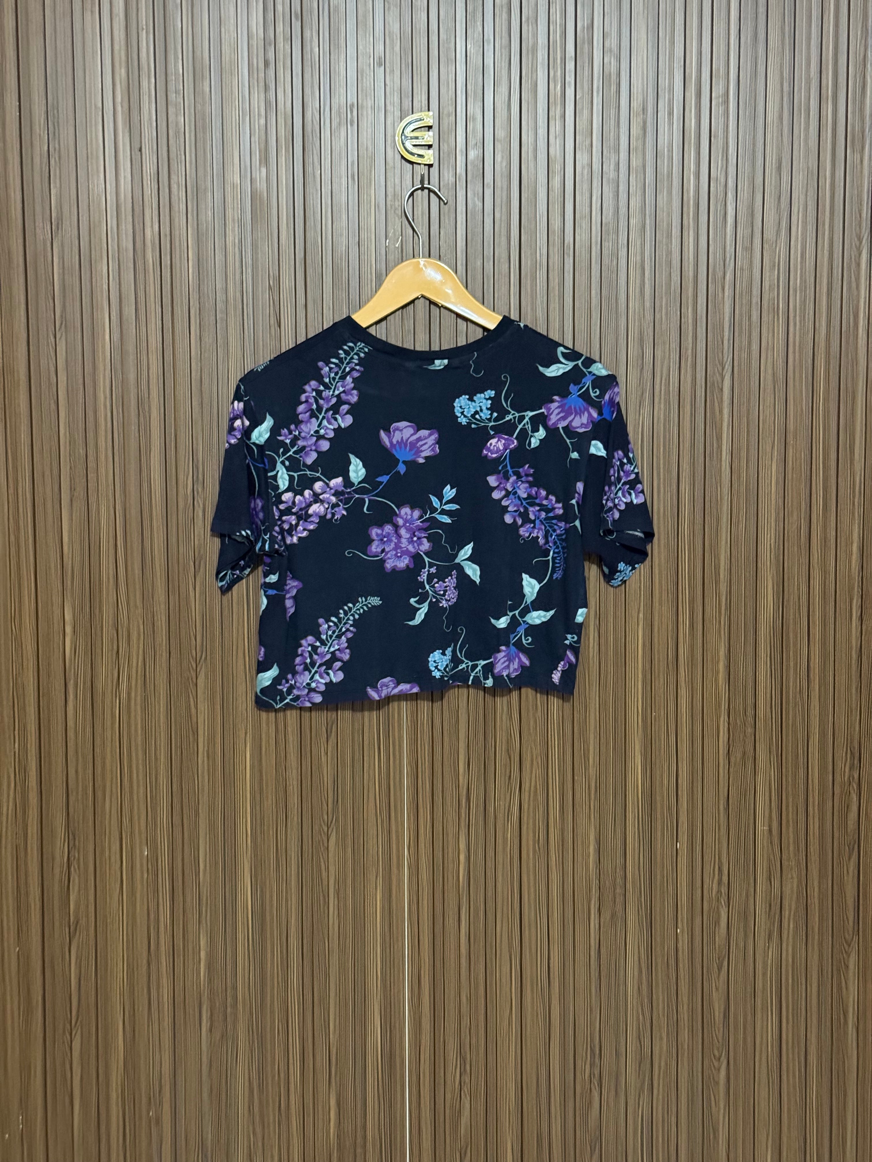 Chest 18 Length 15 Purple Floral