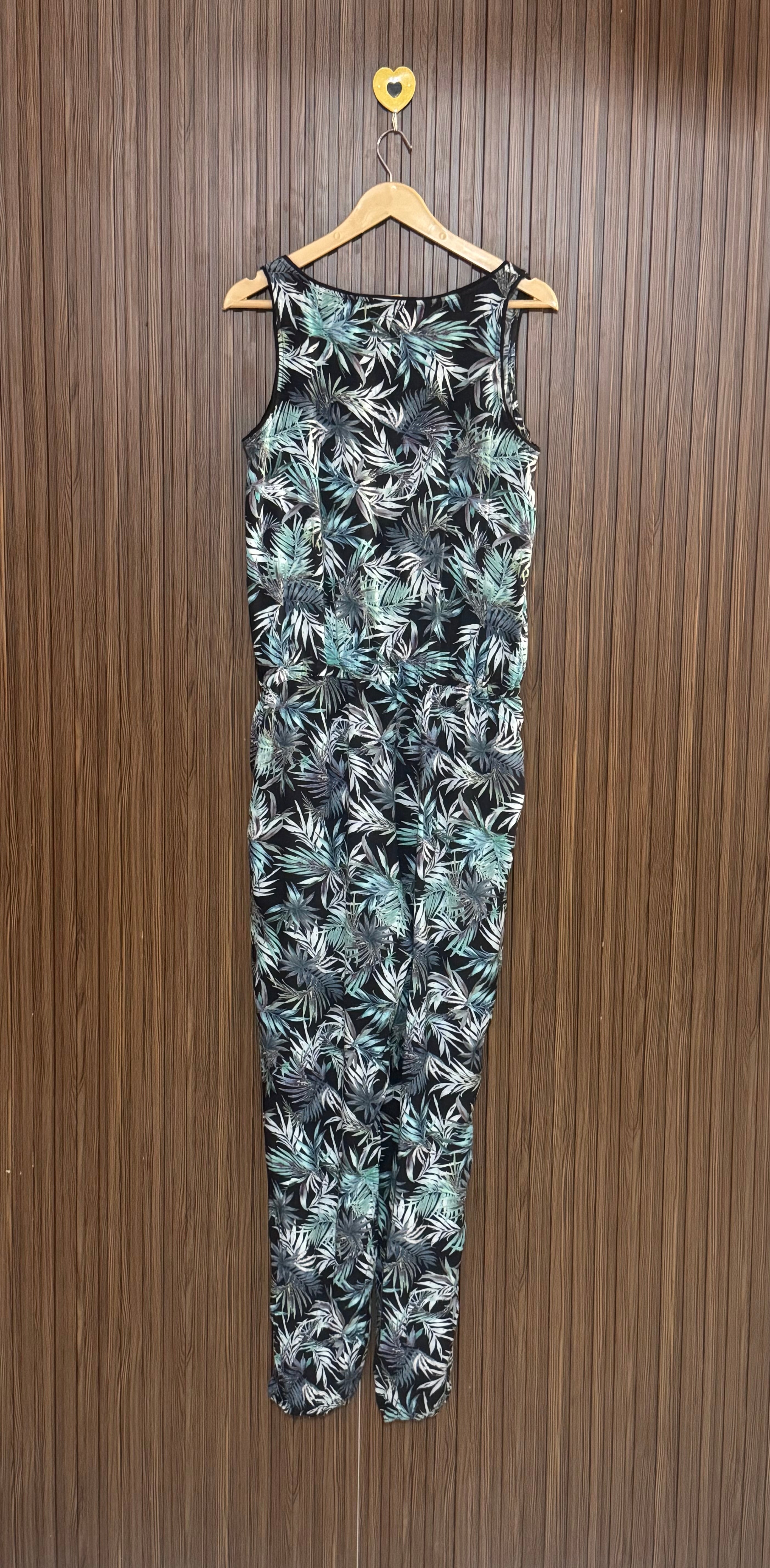 Multi Tropical Print Jumpsuit