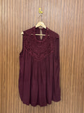 Chest 22 Length 32 Fabric Silk Shifon Jersey Sleeveless