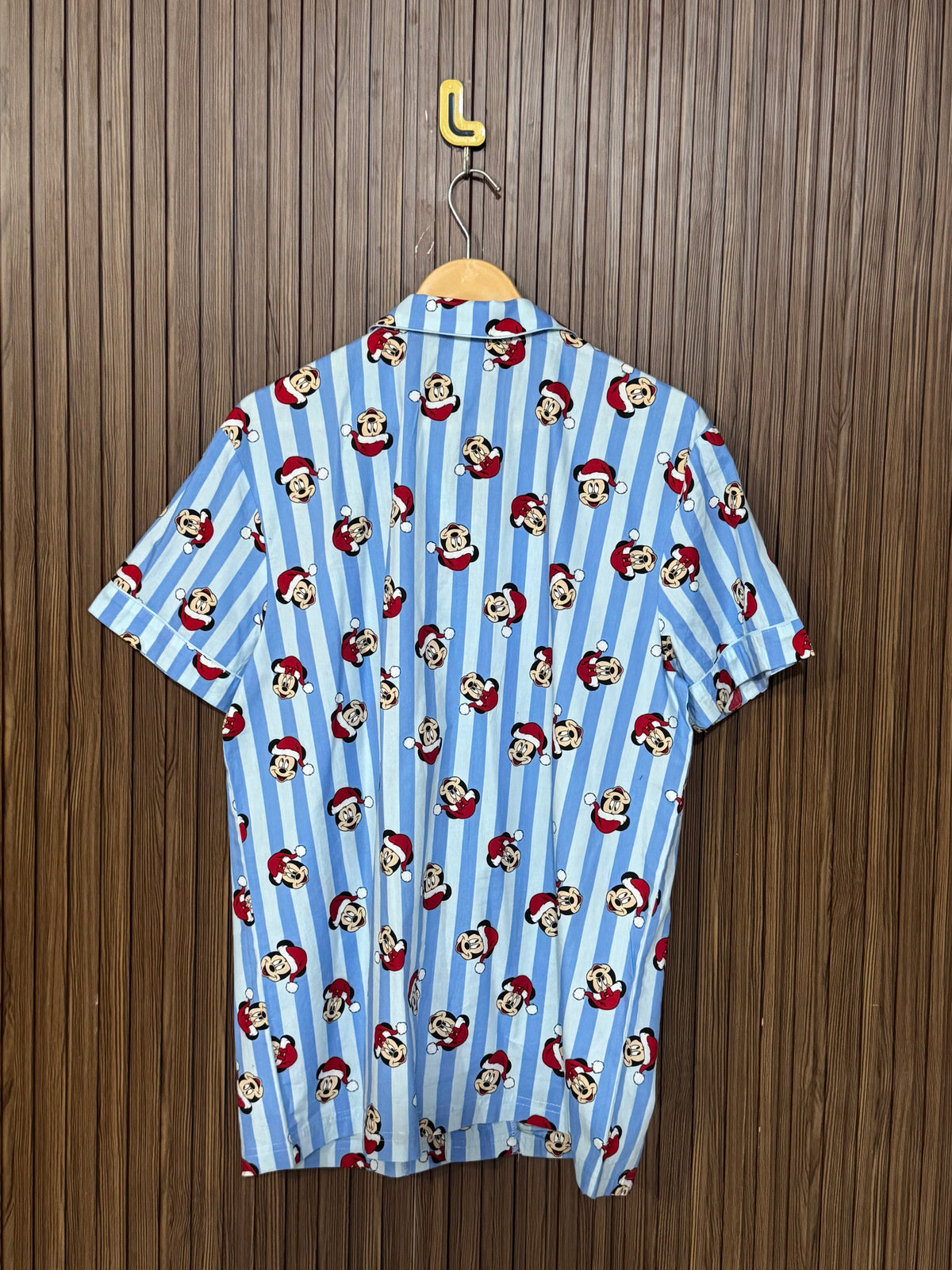 Chest 20 Length 27 Fabric Silk Striped Half Sleeves